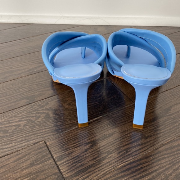 Zara padded leather heeled sandals (Brand new) - Picture 3 of 7